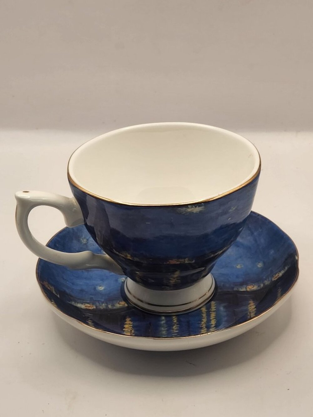 VINCENT VAN GOGH CUP SAUCER set Starry Collection